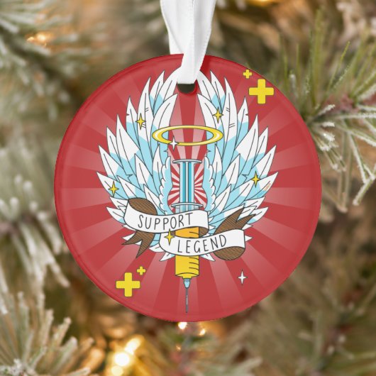 Unterstützen Sie den Legend Gamer Red Winged Sprit Ornament (Baum)