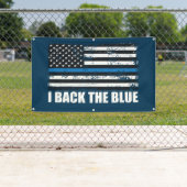 Unterstützen Sie die blaue dünne blaue Linie Banner (Insitu)