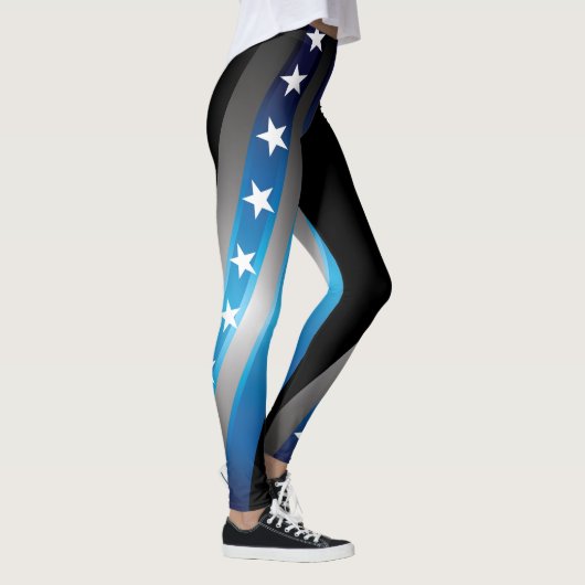 Unterstützen Sie die blauen Leggings (Rechts)