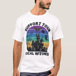Unterstützen Sie die Tour Lokale Hexen Halloween S T-Shirt