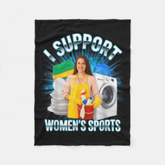 Unterstützen Sie Frauensportarten Unwearable Aduld Fleecedecke