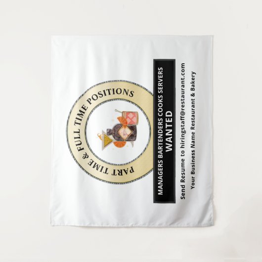 Unterstützen Sie Gewollt Jobs bei der Personalausw Wandteppich (Vorderseite)