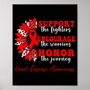 Unterstützen Sie Heart Warriors Disease Awareness Poster
