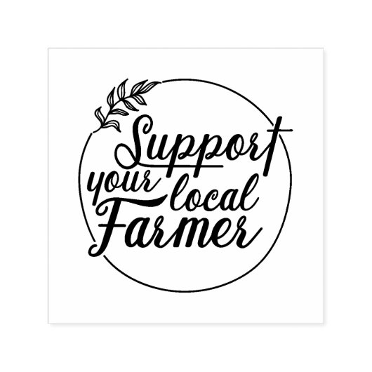 Unterstützen Sie Ihr lokales Bauer Market Theme Permastempel (Design)