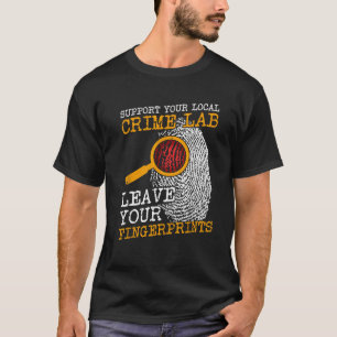Unterstützen Sie Ihr Lokales Kriminaltechnisches L T-Shirt