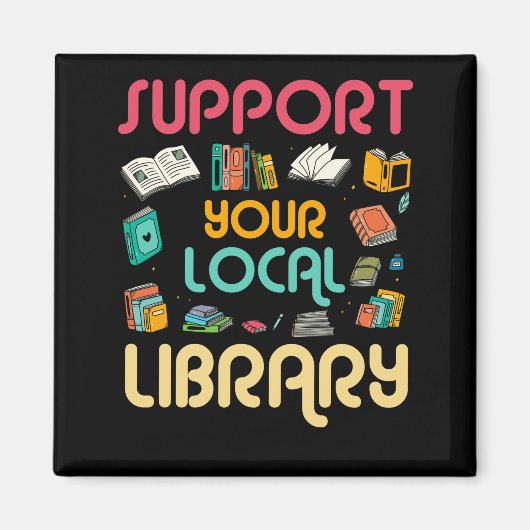 Unterstützen Sie Ihre Leser von Bibliotheken in Ih Magnet (Vorne)