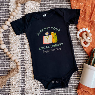 Unterstützen Sie Ihre Lokale Bibliothek Benutzerde Baby Strampler