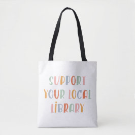 Unterstützen Sie Ihre Lokale Bibliothek Tasche