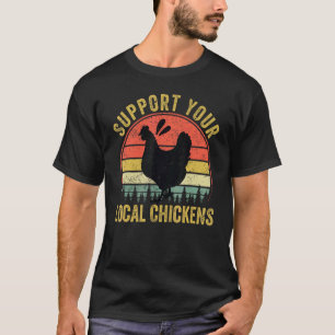 Unterstützen Sie Ihre lokalen Hühner - Lustig Sark T-Shirt