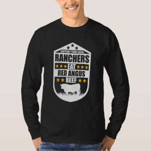 Unterstützen Sie Ihre lokalen Rancher Essen Sie Ri T-Shirt