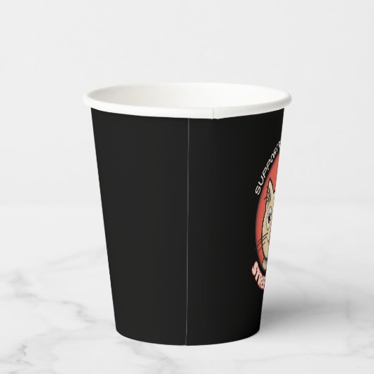 Unterstützen Sie Ihre lokalen Straßenkatzen Pappbecher (Rechts)