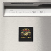 Unterstützen Sie Ihre lokalen Straßenkatzen Raccoo Magnet (In Situ (Geschirrspüler))