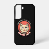 Unterstützen Sie Ihre lokalen Straßenkatzen Samsung Galaxy Hülle (Rückseite)