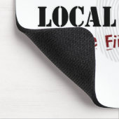 Unterstützen Sie Ihre örtliche Polizei - Fingerabd Mousepad (Ecke)