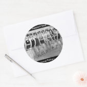 Unterstützen Sie Ihre örtliche Polizei! Runder Aufkleber (Umschlag)