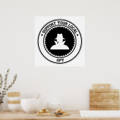 Unterstützen Sie Ihre Spionage vor Ort Poster (Küche)