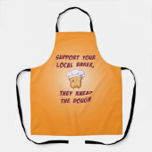 Unterstützen Sie Ihren Bäcker sie kneten den Teig Schürze (Vorderseite)