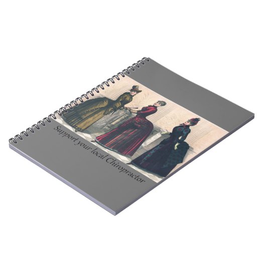 Unterstützen Sie Ihren Chiropraktiker vor Ort Notizblock (Linke Seite)