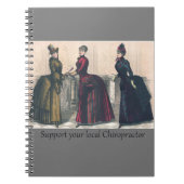 Unterstützen Sie Ihren Chiropraktiker vor Ort Notizblock (Vorderseite)