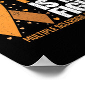 Unterstützen Sie ihren Kampf gegen die Multiplen S Poster (Ecke)