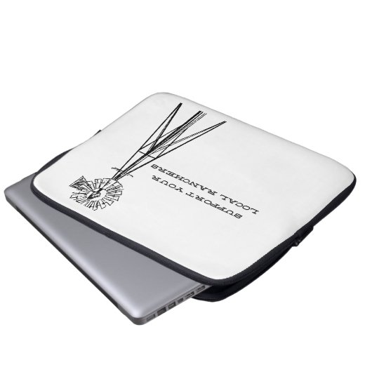 Unterstützen Sie Ihren Laptop-Fall in Ihrer Region Laptopschutzhülle (Vorne Knopf)