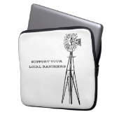 Unterstützen Sie Ihren Laptop-Fall in Ihrer Region Laptopschutzhülle (Vorderseite Links)