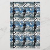 Unterstützen Sie Ihren Lineman Briefpapier (Vorderseite)