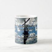 Unterstützen Sie Ihren Lineman Kaffeetasse (Mittel)