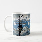 Unterstützen Sie Ihren Lineman Kaffeetasse (Links)