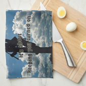 Unterstützen Sie Ihren Lineman Küchentuch (Viertel Falte)