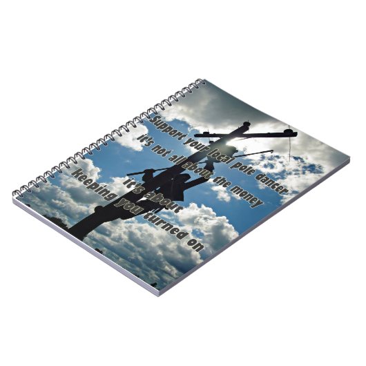 Unterstützen Sie Ihren Lineman Notizblock (Linke Seite)