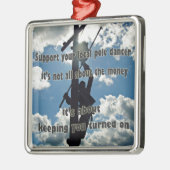 Unterstützen Sie Ihren Lineman Ornament Aus Metall (Links)