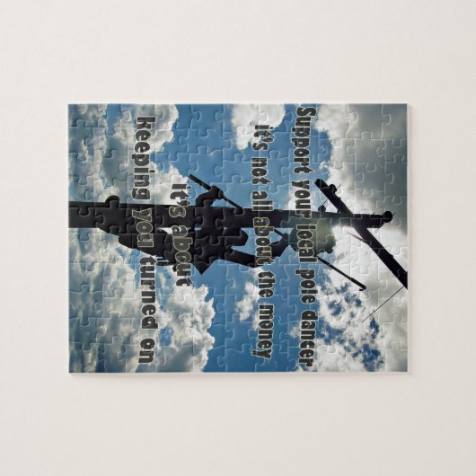 Unterstützen Sie Ihren Lineman Puzzle (Horizontal)