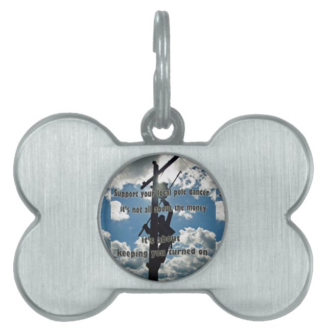 Unterstützen Sie Ihren Lineman Tiermarke (Vorderseite)