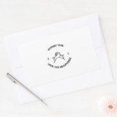 Unterstützen Sie Ihren lokalen Autohändler Rechteckiger Aufkleber (Umschlag)