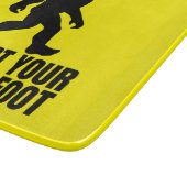 Unterstützen Sie Ihren lokalen Bigfoot Funny Bigfo Schneidebrett (Ecke)