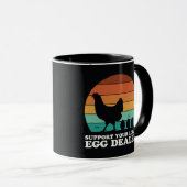 UNTERSTÜTZEN SIE IHREN LOKALEN EGG-DEALER TASSE (VorderseiteRechts)