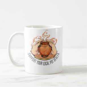 Unterstützen Sie Ihren Lokalen Töpfer - Keramik Tö Kaffeetasse