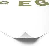 Unterstützen Sie Ihren örtlichen Eierhändler lusti Poster (Ecke)