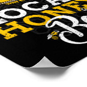 Unterstützen Sie Ihren örtlichen Honigbienenhalter Poster (Ecke)