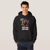 Unterstützen Sie Ihren Touchdown Splash Ihres Fußb Hoodie (Vorne ganz)