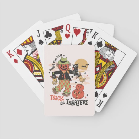 Unterstützen Sie Ihren Trick oder Ihre Behandlung  Spielkarten (Rückseite)