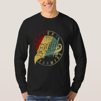 Unterstützen Sie lokale Bauern Bauernmarkt Land T-Shirt