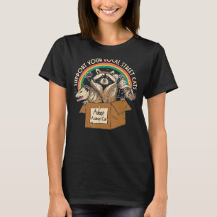 Unterstützen Sie lokale Straßenkatzen Vintage-Box T-Shirt