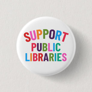 Unterstützen Sie öffentliche Bibliotheken Button