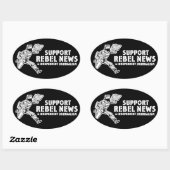 Unterstützen Sie Rebel News Stickers (Blatt)