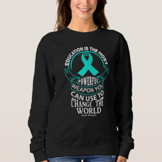 Unterstützen Sie Stressbewusstseinszitat Sweatshirt
