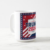 Unterstützen Sie Trump in jedem Morgenkaffee Kaffeetasse (Vorderseite Links)