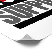 Unterstützen Sie unser Poster (Ecke)
