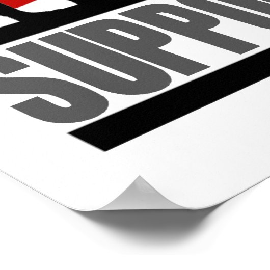 Unterstützen Sie unser Poster (Ecke)